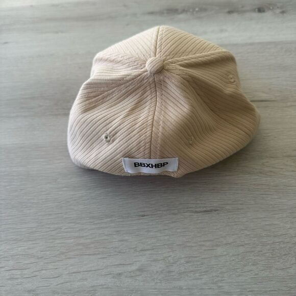 Hair By Pen X Best Beanies Ribbed Cap Cream Adjustable OS NWOT - Picture 5 of 7